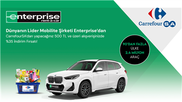 CarrefourSA’da Harca, Enterprise’la Yola Çık!